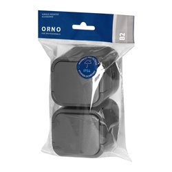 GNIAZDO PODWÓJNE N/T 2X2P+Z, BRYZGOSZCZELNE Z KLAPKĄ B2, IP54, NT-6B2, SZARY ORNO GNIAZDO PODWÓJNE N/T 2X2P+Z, BRYZGOSZCZELNE Z KLAPKĄ B2, IP54, NT-6B2, SZARY ORNO