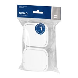 GNIAZDO PODWÓJNE N/T 2X2P+Z, BRYZGOSZCZELNE Z KLAPKĄ B2, IP54, NT-6B2, BIAŁY ORNO GNIAZDO PODWÓJNE N/T 2X2P+Z, BRYZGOSZCZELNE Z KLAPKĄ B2, IP54, NT-6B2, BIAŁY ORNO