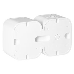 GNIAZDO PODWÓJNE N/T 2X2P+Z, BRYZGOSZCZELNE Z KLAPKĄ B2, IP54, NT-6B2, BIAŁY ORNO GNIAZDO PODWÓJNE N/T 2X2P+Z, BRYZGOSZCZELNE Z KLAPKĄ B2, IP54, NT-6B2, BIAŁY ORNO
