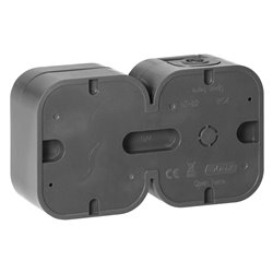 ŁĄCZNIK N/T JEDNOBIEGUNOWY + GNIAZDO POJEDYNCZE 2P+Z B2, IP54, GWN-B2, SZARY ORNO ŁĄCZNIK N/T JEDNOBIEGUNOWY + GNIAZDO POJEDYNCZE 2P+Z B2, IP54, GWN-B2, SZARY ORNO
