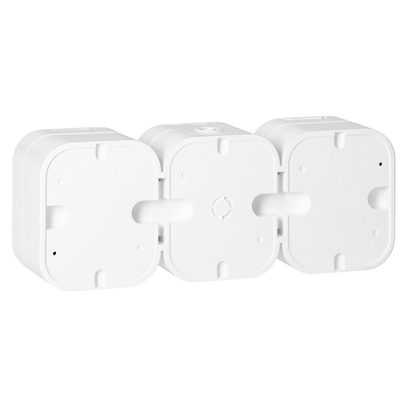 GNIAZDO POTRÓJNE N/T 3X2P+Z, SCHUKO, BRYZGOSZCZELNE Z KLAPKĄ B2, IP54, NT-317 B2, BIAŁY ORNO GNIAZDO POTRÓJNE N/T 3X2P+Z, SCHUKO, BRYZGOSZCZELNE Z KLAPKĄ B2, IP54, NT-317 B2, BIAŁY ORNO