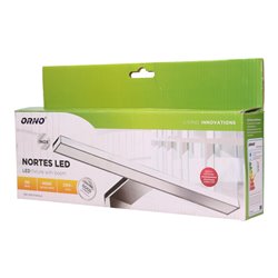 NORTES LED 5W, LAMPA NAD LUSTRO, 300LM, 4000K, DŁ. 30 CM, ALUMINIUM, ORNO NORTES LED 5W, LAMPA NAD LUSTRO, 300LM, 4000K, DŁ. 30 CM, ALUMINIUM, ORNO