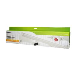 PEEGEL LED 9W, LAMPA NAD LUSTRO, 810LM, 4000K, DŁ. 60 CM, TWORZYWO SZTUCZNE+AKRYL ORNO PEEGEL LED 9W, LAMPA NAD LUSTRO, 810LM, 4000K, DŁ. 60 CM, TWORZYWO SZTUCZNE+AKRYL ORNO