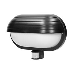 SAMUM, OPRAWA OGRODOWA Z CZUJNIKIEM RUCHU 180ST, 1X60W, E27, IP44, Z PRZESŁONĄ, PLASTIK, CZARNA ORNO SAMUM, OPRAWA OGRODOWA Z CZUJNIKIEM RUCHU 180ST, 1X60W, E27, IP44, Z PRZESŁONĄ, PLASTIK, CZARNA ORNO
