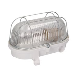 BURAN, OPRAWA OŚWIETLENIOWA, 100W, E27, IP54, KLOSZ SZKLANY, STALOWA OSŁONA, PODSTAWA BAKELITOWA ORNO BURAN, OPRAWA OŚWIETLENIOWA, 100W, E27, IP54, KLOSZ SZKLANY, STALOWA OSŁONA, PODSTAWA BAKELITOWA ORNO