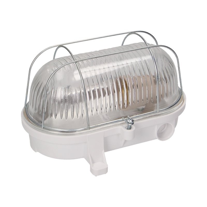 BURAN, OPRAWA OŚWIETLENIOWA, 100W, E27, IP54, KLOSZ SZKLANY, STALOWA OSŁONA, PODSTAWA BAKELITOWA ORNO BURAN, OPRAWA OŚWIETLENIOWA, 100W, E27, IP54, KLOSZ SZKLANY, STALOWA OSŁONA, PODSTAWA BAKELITOWA ORNO