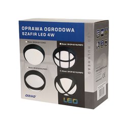 SZAFIR LED 4W, OPRAWA OGRODOWA, 270LM, IP54, 3000K, KRZYŻYK ORNO SZAFIR LED 4W, OPRAWA OGRODOWA, 270LM, IP54, 3000K, KRZYŻYK ORNO