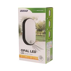 OPAL LED 14W, OPRAWA OGRODOWA, 1000LM, IP54, 4000K, GŁADKA ORNO OPAL LED 14W, OPRAWA OGRODOWA, 1000LM, IP54, 4000K, GŁADKA ORNO