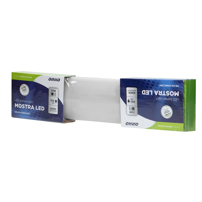 MOSTRA LED 10W, OPRAWA LINIOWA, 800LM, IP20, 4000K ORNO MOSTRA LED 10W, OPRAWA LINIOWA, 800LM, IP20, 4000K ORNO