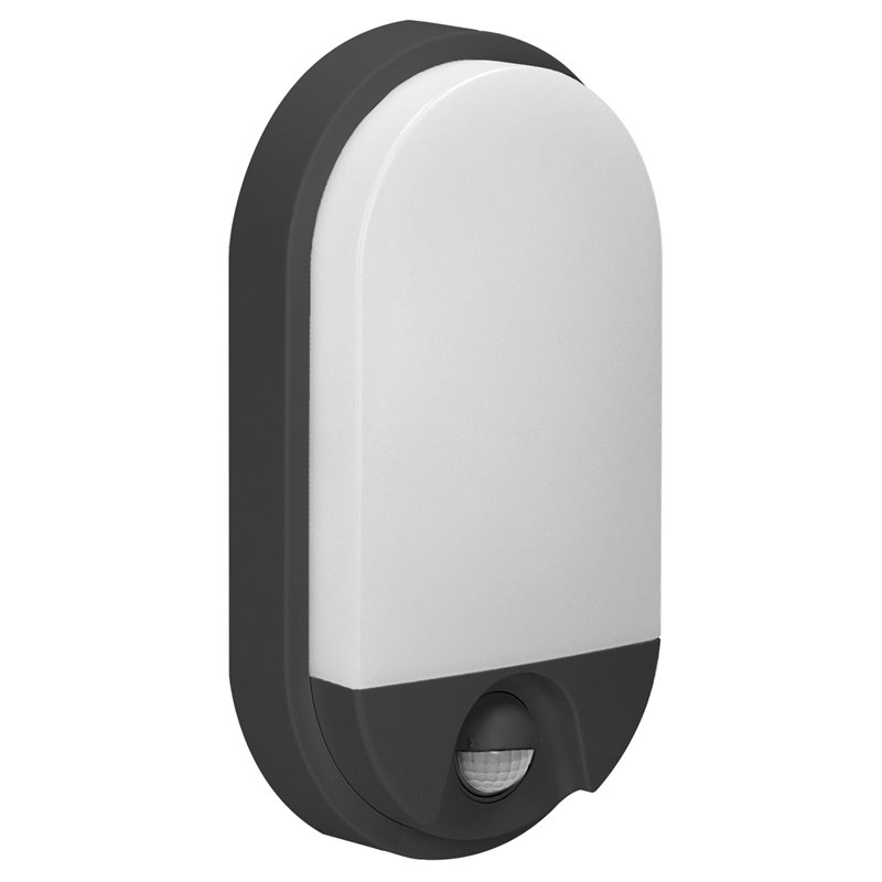 NEFRYT LED 10W, OPRAWA OGRODOWA Z CZUJNIKIEM RUCHU, 800LM, IP54, 4000K, CZARNA ORNO NEFRYT LED 10W, OPRAWA OGRODOWA Z CZUJNIKIEM RUCHU, 800LM, IP54, 4000K, CZARNA ORNO