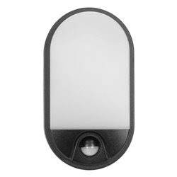 NEFRYT LED 10W, OPRAWA OGRODOWA Z CZUJNIKIEM RUCHU, 800LM, IP54, 4000K, CZARNA ORNO NEFRYT LED 10W, OPRAWA OGRODOWA Z CZUJNIKIEM RUCHU, 800LM, IP54, 4000K, CZARNA ORNO