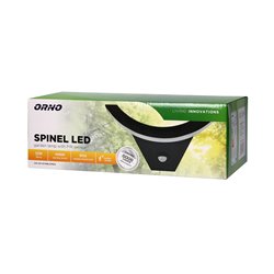SPINEL LED 10W, OPRAWA OGRODOWA Z CZUJNIKIEM RUCHU 140°, 800LM, IP54, 4000K, IK10, CZARNA ORNO SPINEL LED 10W, OPRAWA OGRODOWA Z CZUJNIKIEM RUCHU 140°, 800LM, IP54, 4000K, IK10, CZARNA ORNO