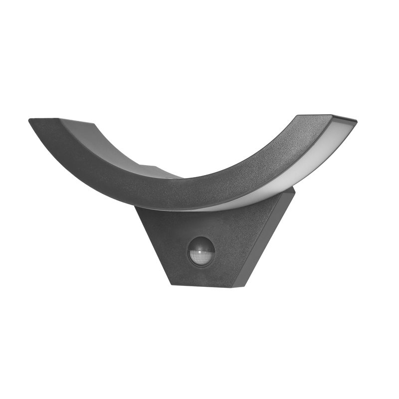 SPINEL LED 10W, OPRAWA OGRODOWA Z CZUJNIKIEM RUCHU 140°, 800LM, IP54, 4000K, IK10, SZARA ORNO SPINEL LED 10W, OPRAWA OGRODOWA Z CZUJNIKIEM RUCHU 140°, 800LM, IP54, 4000K, IK10, SZARA ORNO
