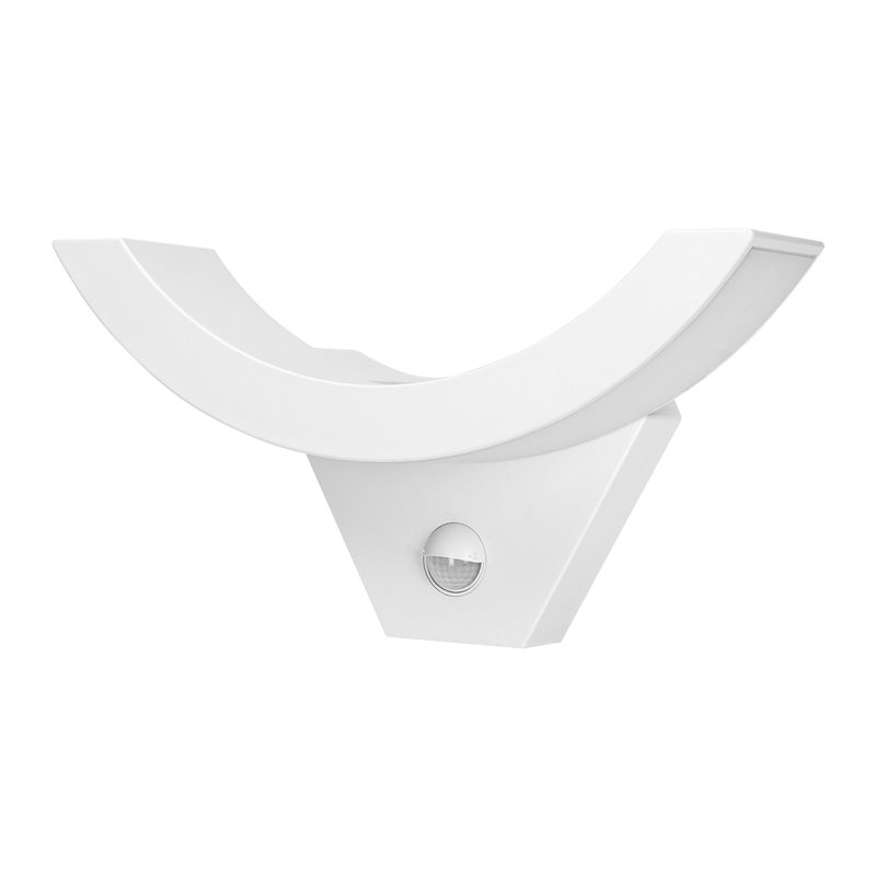 SPINEL LED 10W, OPRAWA OGRODOWA Z CZUJNIKIEM RUCHU 140°, 800LM, IP54, 4000K, IK10, BIAŁA ORNO SPINEL LED 10W, OPRAWA OGRODOWA Z CZUJNIKIEM RUCHU 140°, 800LM, IP54, 4000K, IK10, BIAŁA ORNO