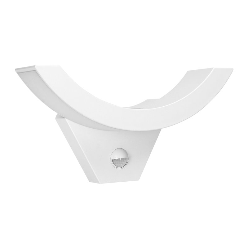 SPINEL LED 10W, OPRAWA OGRODOWA Z CZUJNIKIEM RUCHU 140°, 800LM, IP54, 4000K, IK10, BIAŁA ORNO SPINEL LED 10W, OPRAWA OGRODOWA Z CZUJNIKIEM RUCHU 140°, 800LM, IP54, 4000K, IK10, BIAŁA ORNO