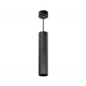 BARBRA PLR GU10 OPRAWA WISZĄCA MAX 35W, IP20, OKRĄGŁY, CZARNY, ALUMINIUM ORNO