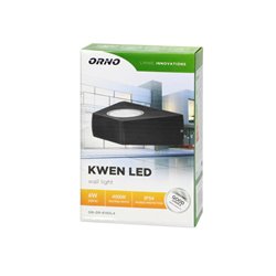 OPRAWA ELEWACYJNA KWEN LED 6W, IP54, 4000K, ORNO OPRAWA ELEWACYJNA KWEN LED 6W, IP54, 4000K, ORNO