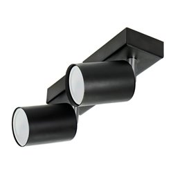 DOA SP 2I, OPRAWA ŚCIENNO-SUFITOWA, GU10 MAX. 2X50W, IP20, CZARNA ORNO DOA SP 2I, OPRAWA ŚCIENNO-SUFITOWA, GU10 MAX. 2X50W, IP20, CZARNA ORNO