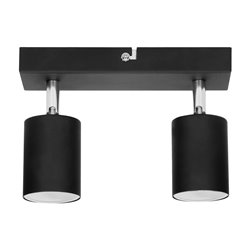 DOA SP 2I, OPRAWA ŚCIENNO-SUFITOWA, GU10 MAX. 2X50W, IP20, CZARNA ORNO DOA SP 2I, OPRAWA ŚCIENNO-SUFITOWA, GU10 MAX. 2X50W, IP20, CZARNA ORNO
