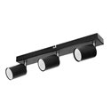 DOA SP 3I, OPRAWA ŚCIENNO-SUFITOWA, GU10 MAX. 3X50W, IP20, CZARNA ORNO DOA SP 3I, OPRAWA ŚCIENNO-SUFITOWA, GU10 MAX. 3X50W, IP20, CZARNA ORNO