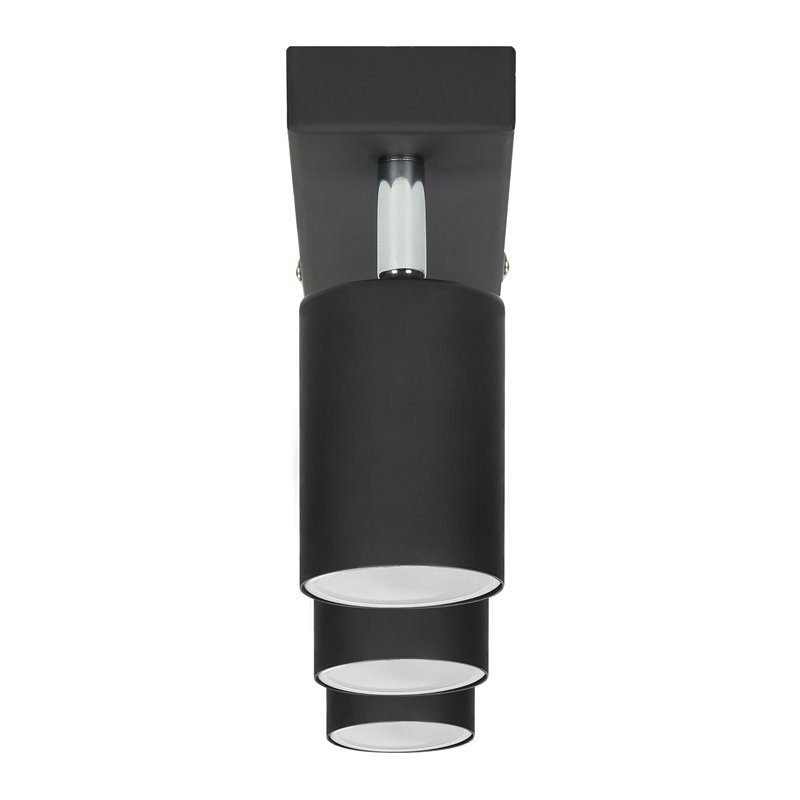 DOA SP 3I, OPRAWA ŚCIENNO-SUFITOWA, GU10 MAX. 3X50W, IP20, CZARNA ORNO DOA SP 3I, OPRAWA ŚCIENNO-SUFITOWA, GU10 MAX. 3X50W, IP20, CZARNA ORNO