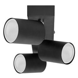 DOA SP 3I, OPRAWA ŚCIENNO-SUFITOWA, GU10 MAX. 3X50W, IP20, CZARNA ORNO DOA SP 3I, OPRAWA ŚCIENNO-SUFITOWA, GU10 MAX. 3X50W, IP20, CZARNA ORNO