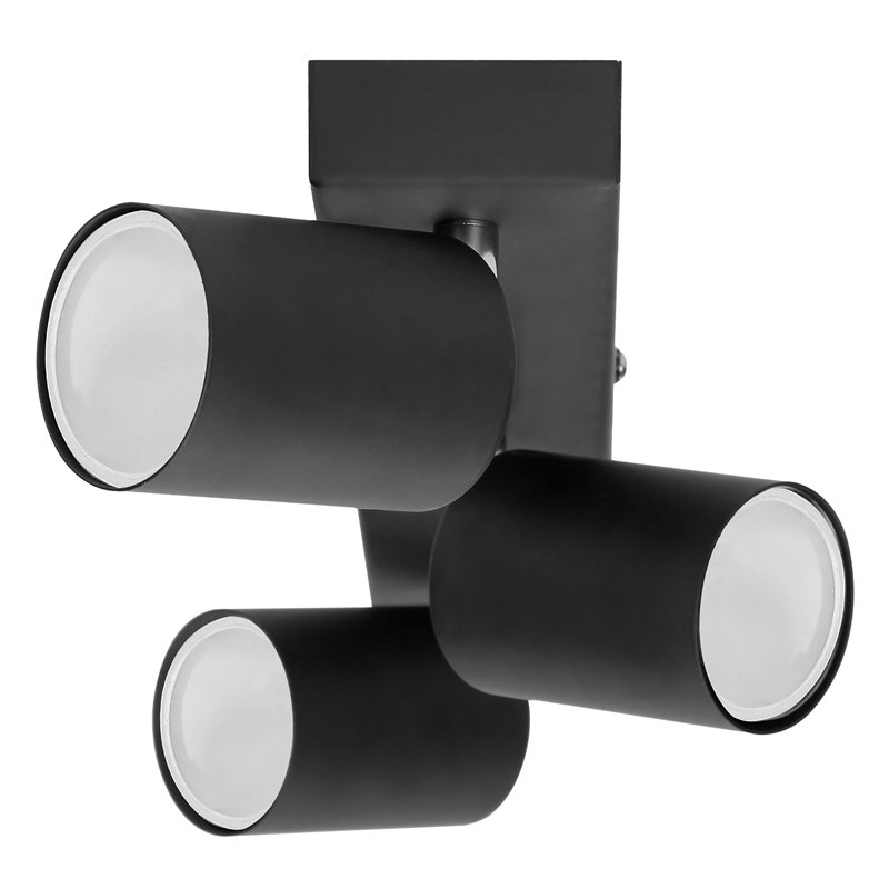 DOA SP 3I, OPRAWA ŚCIENNO-SUFITOWA, GU10 MAX. 3X50W, IP20, CZARNA ORNO DOA SP 3I, OPRAWA ŚCIENNO-SUFITOWA, GU10 MAX. 3X50W, IP20, CZARNA ORNO