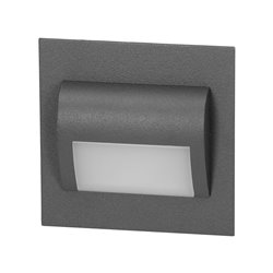 DRACO LED 1,2W, OPRAWA SCHODOWA PODTYNKOWA, 12V DC, 100LM, 3000K, GRAFIT ORNO DRACO LED 1,2W, OPRAWA SCHODOWA PODTYNKOWA, 12V DC, 100LM, 3000K, GRAFIT ORNO
