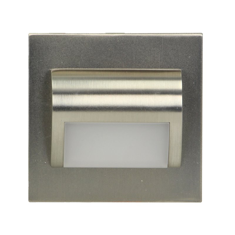 DRACO LED 1,2W, OPRAWA SCHODOWA PODTYNKOWA, 12V DC, 100LM, 3000K, SATYNA ORNO DRACO LED 1,2W, OPRAWA SCHODOWA PODTYNKOWA, 12V DC, 100LM, 3000K, SATYNA ORNO