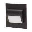 DRACO LED 1,2W, OPRAWA SCHODOWA PODTYNKOWA, 12V DC, 100LM, 6000K, CZARNA ORNO DRACO LED 1,2W, OPRAWA SCHODOWA PODTYNKOWA, 12V DC, 100LM, 6000K, CZARNA ORNO