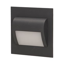 DRACO LED 1,2W, OPRAWA SCHODOWA PODTYNKOWA, 12V DC, 100LM, 6000K, GRAFIT ORNO DRACO LED 1,2W, OPRAWA SCHODOWA PODTYNKOWA, 12V DC, 100LM, 6000K, GRAFIT ORNO