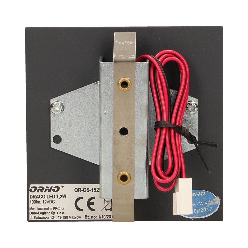 DRACO LED 1,2W, OPRAWA SCHODOWA PODTYNKOWA, 12V DC, 100LM, 6000K, GRAFIT ORNO DRACO LED 1,2W, OPRAWA SCHODOWA PODTYNKOWA, 12V DC, 100LM, 6000K, GRAFIT ORNO