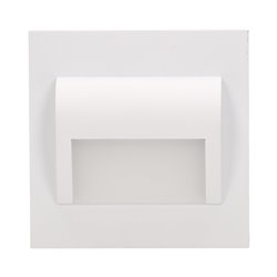 DRACO LED 1,2W, OPRAWA SCHODOWA PODTYNKOWA, 12V DC, 100LM, 6000K, BIAŁA ORNO DRACO LED 1,2W, OPRAWA SCHODOWA PODTYNKOWA, 12V DC, 100LM, 6000K, BIAŁA ORNO