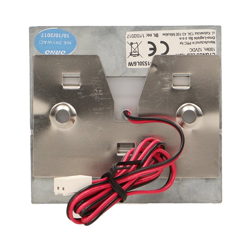 CYGNUS LED 1,2W, OPRAWA SCHODOWA NATYNKOWA, 12V DC, 100LM, 6000K, BIAŁA ORNO CYGNUS LED 1,2W, OPRAWA SCHODOWA NATYNKOWA, 12V DC, 100LM, 6000K, BIAŁA ORNO