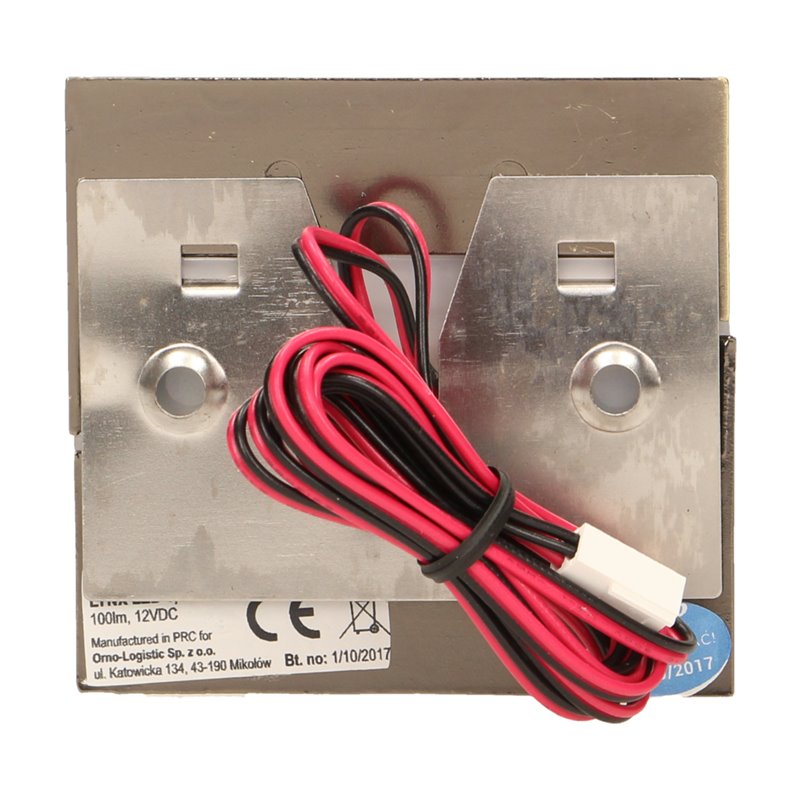 LYNX LED 1,2W, OPRAWA SCHODOWA NATYNKOWA, 12V DC, 100LM, 3000K, MOSIĄDZ ORNO LYNX LED 1,2W, OPRAWA SCHODOWA NATYNKOWA, 12V DC, 100LM, 3000K, MOSIĄDZ ORNO