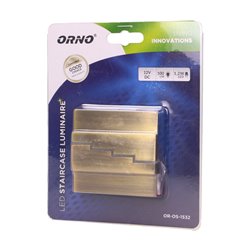 LYNX LED 1,2W, OPRAWA SCHODOWA NATYNKOWA, 12V DC, 100LM, 6000K, MOSIĄDZ ORNO LYNX LED 1,2W, OPRAWA SCHODOWA NATYNKOWA, 12V DC, 100LM, 6000K, MOSIĄDZ ORNO