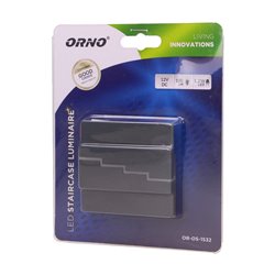 LYNX LED 1,2W, OPRAWA SCHODOWA NATYNKOWA, 12V DC, 100LM, 6000K, GRAFIT ORNO LYNX LED 1,2W, OPRAWA SCHODOWA NATYNKOWA, 12V DC, 100LM, 6000K, GRAFIT ORNO