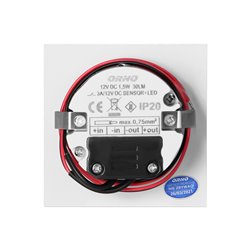 DRACO LED NEW 1,5W, OPRAWA SCHODOWA PODTYNKOWA, 12VDC, 30LM, 3000K, BIAŁA, CZUJNIK RUCHU I ZMIERZCHU ORNO DRACO LED NEW 1,5W, OPRAWA SCHODOWA PODTYNKOWA, 12VDC, 30LM, 3000K, BIAŁA, CZUJNIK RUCHU I ZMIERZCHU ORNO