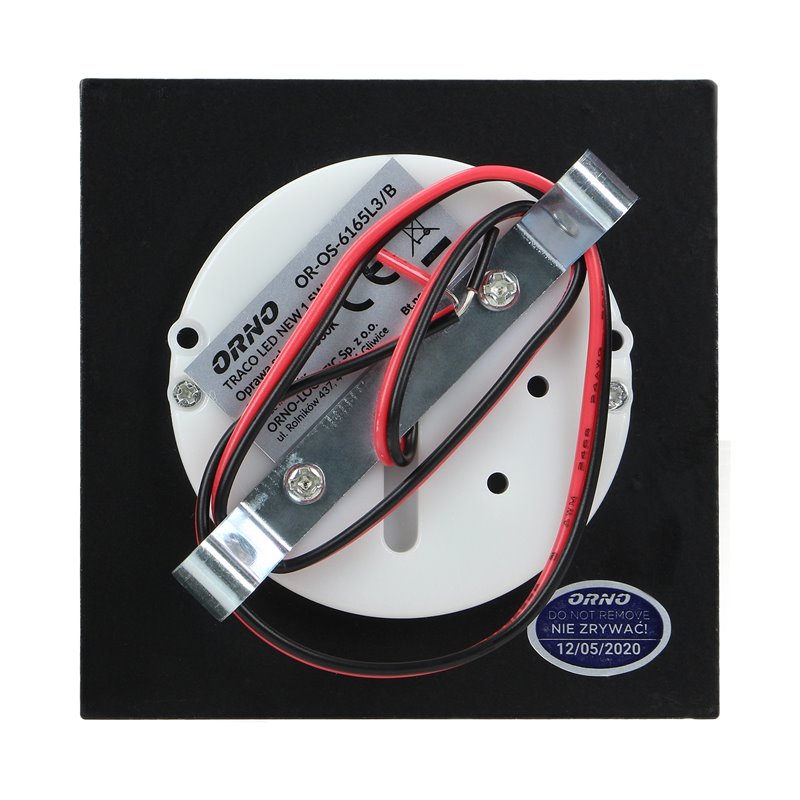TRACO LED 1,5W, OPRAWA SCHODOWA PODTYNKOWA, 12VDC, 30LM, 6000K, CZARNY, INNOWACYJNY SPOSÓB MONTAŻU ORNO TRACO LED 1,5W, OPRAWA SCHODOWA PODTYNKOWA, 12VDC, 30LM, 6000K, CZARNY, INNOWACYJNY SPOSÓB MONTAŻU ORNO