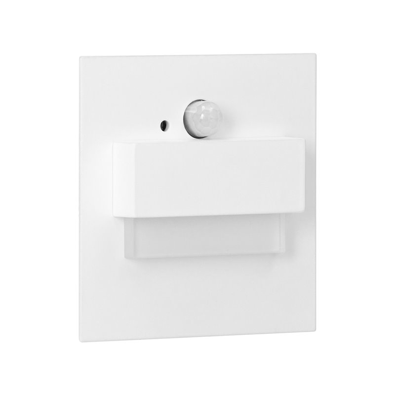 TRACO LED 1,5W, OPRAWA SCHODOWA PODTYNKOWA, 12VDC, 30LM, 6000K, BIAŁA, CZUJNIK RUCHU I ZMIERZCHU ORNO TRACO LED 1,5W, OPRAWA SCHODOWA PODTYNKOWA, 12VDC, 30LM, 6000K, BIAŁA, CZUJNIK RUCHU I ZMIERZCHU ORNO