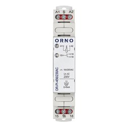 PRZEKAŹNIK INSTALACYJNY BISTABILNY 230 VAC , 16A ORNO PRZEKAŹNIK INSTALACYJNY BISTABILNY 230 VAC , 16A ORNO