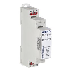 PRZEKAŹNIK INSTALACYJNY BISTABILNY 230 VAC , 16A ORNO PRZEKAŹNIK INSTALACYJNY BISTABILNY 230 VAC , 16A ORNO