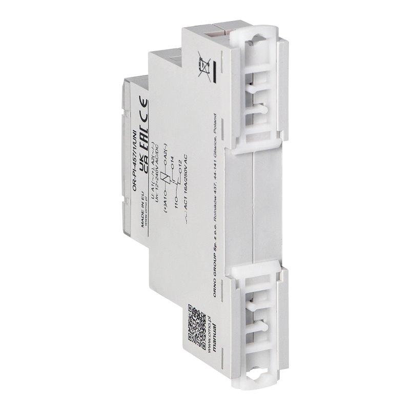 PRZEKAŹNIK INSTALACYJNY 1P 16A ,12-230 VUC ORNO PRZEKAŹNIK INSTALACYJNY 1P 16A ,12-230 VUC ORNO