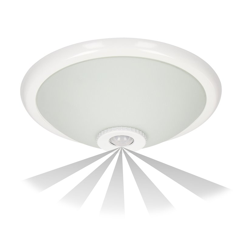 TERRAL, PLAFON OŚWIETLENIOWY Z CZUJNIKIEM RUCHU 360ST, 2X40W, E27, IP20, SZKŁO MATOWE ORNO TERRAL, PLAFON OŚWIETLENIOWY Z CZUJNIKIEM RUCHU 360ST, 2X40W, E27, IP20, SZKŁO MATOWE ORNO