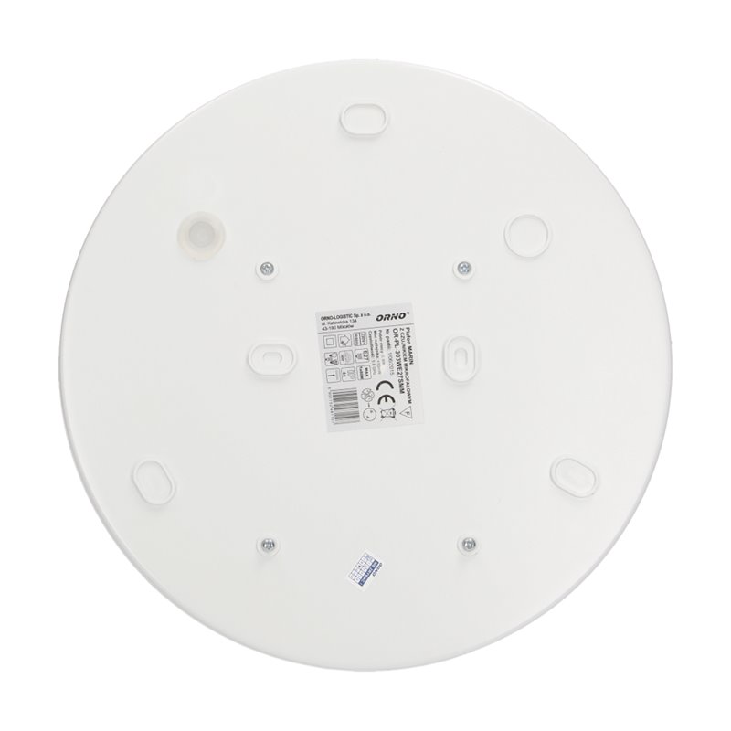 MARIN, PLAFON OŚWIETLENIOWY Z MIKROFALOWYM CZUJNIKIEM RUCHU, 60W, E27, IP20, SZKŁO MATOWE ORNO MARIN, PLAFON OŚWIETLENIOWY Z MIKROFALOWYM CZUJNIKIEM RUCHU, 60W, E27, IP20, SZKŁO MATOWE ORNO
