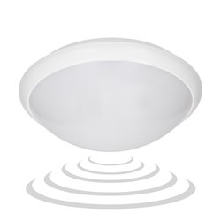 BREVA, PLAFON OŚWIETLENIOWY Z MIKROFALOWYM CZUJNIKIEM RUCHU, 60W, E27, IP44, POLIWĘGLAN MLECZNY ORNO BREVA, PLAFON OŚWIETLENIOWY Z MIKROFALOWYM CZUJNIKIEM RUCHU, 60W, E27, IP44, POLIWĘGLAN MLECZNY ORNO