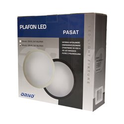 PLAFON PASAT LED CZARNY ORNO PLAFON PASAT LED CZARNY ORNO