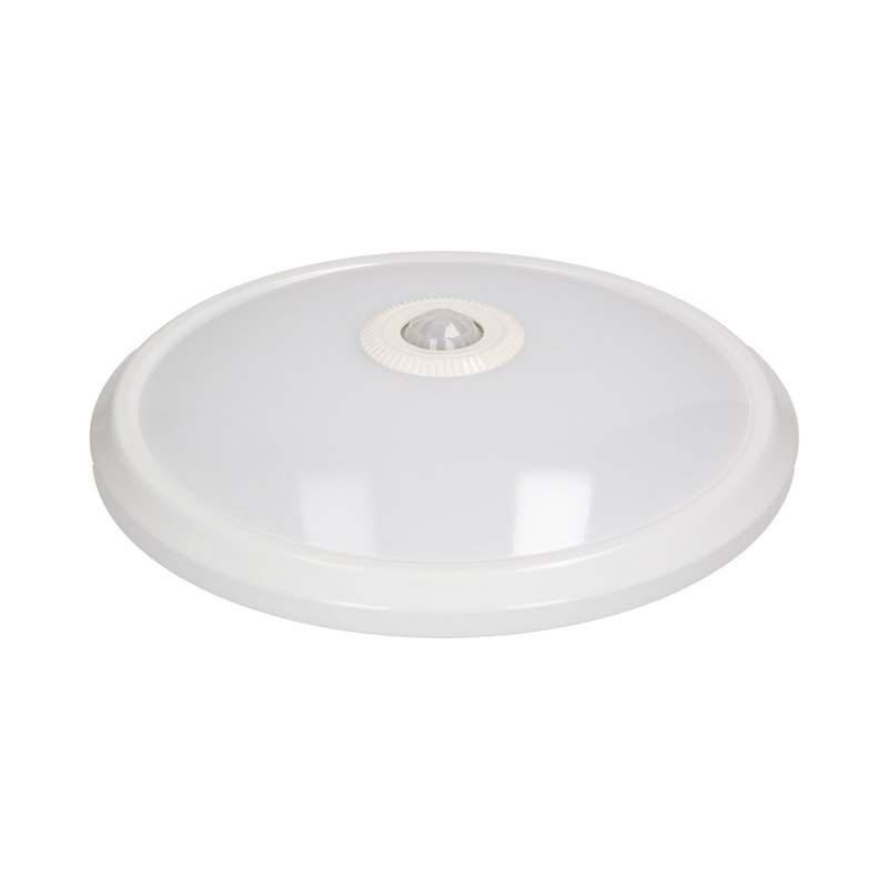 ZONDA LED 12W, PLAFON Z CZUJNIKIEM RUCHU, 800LM, IP20, 4000K, POLIWĘGLAN MLECZNY, BIAŁY ORNO ZONDA LED 12W, PLAFON Z CZUJNIKIEM RUCHU, 800LM, IP20, 4000K, POLIWĘGLAN MLECZNY, BIAŁY ORNO