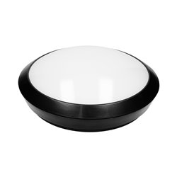 PLAFON BRYZA ECO LED Z MIKROFALOWYM CZUJNIKIEM RUCHU, CZARNY, 12W ORNO PLAFON BRYZA ECO LED Z MIKROFALOWYM CZUJNIKIEM RUCHU, CZARNY, 12W ORNO