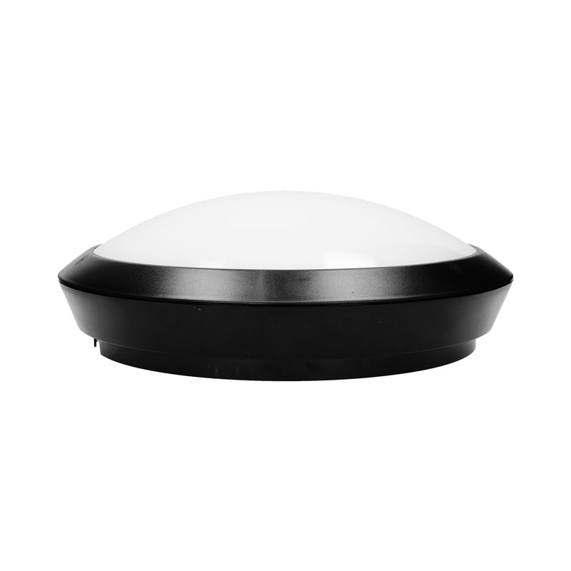 PLAFON BRYZA ECO LED Z MIKROFALOWYM CZUJNIKIEM RUCHU, CZARNY, 12W ORNO PLAFON BRYZA ECO LED Z MIKROFALOWYM CZUJNIKIEM RUCHU, CZARNY, 12W ORNO